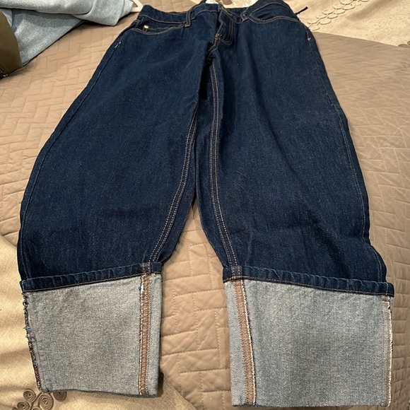 kate spade X Target Women's High-Rise Straight Leg Wide Cuff Jeans/NWT/6 - Picture 11 of 16